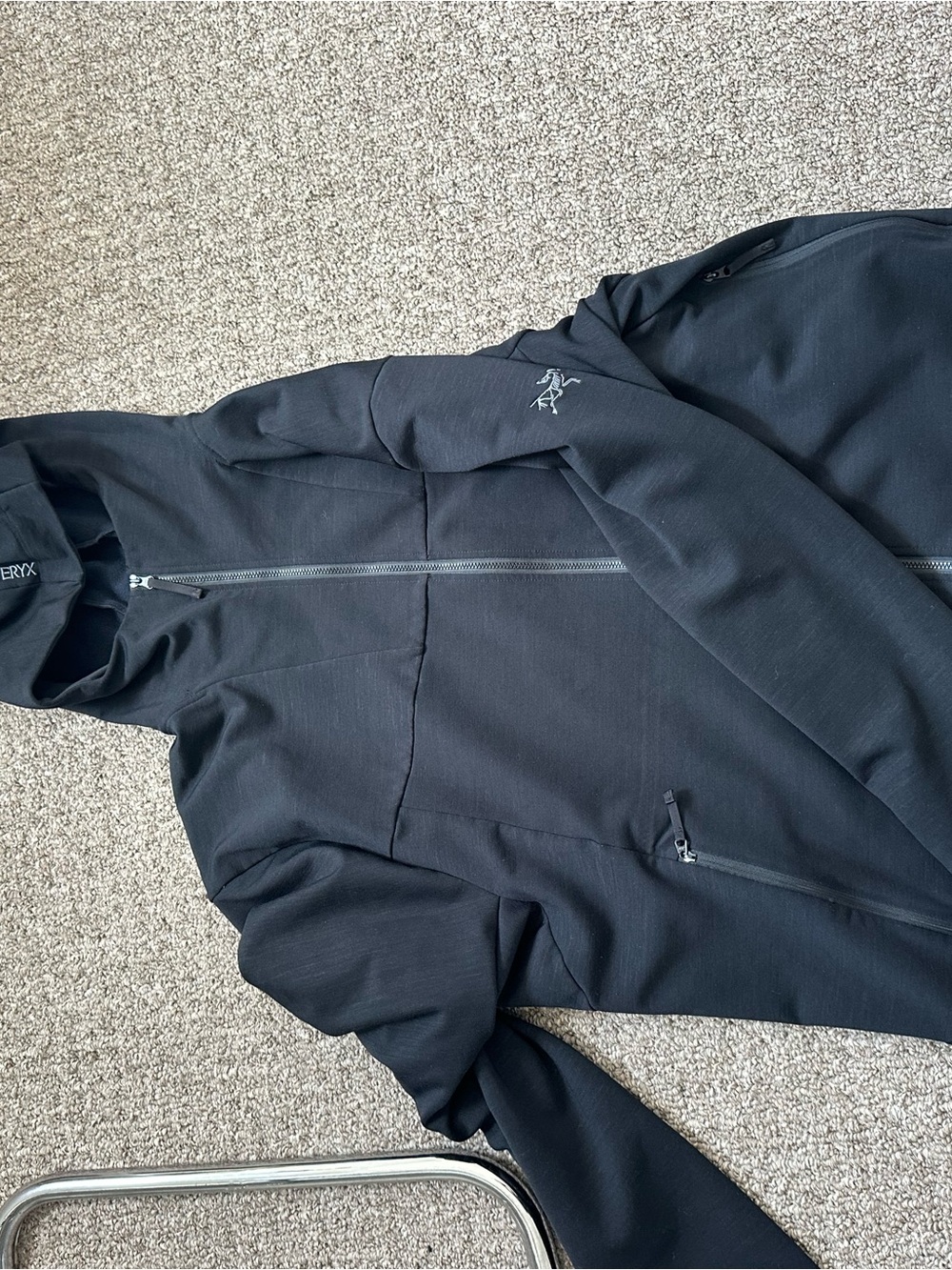 Arc'teryx Kyanite AR tech wool fleece zip up hoody - men’s XXL